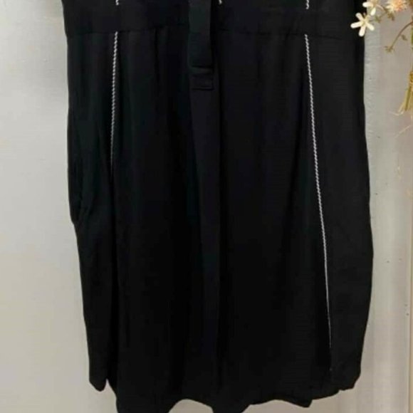 COUNTRY ROAD Embroidered Black Long Sleeve Shirt Dress - Picture 16 of 16